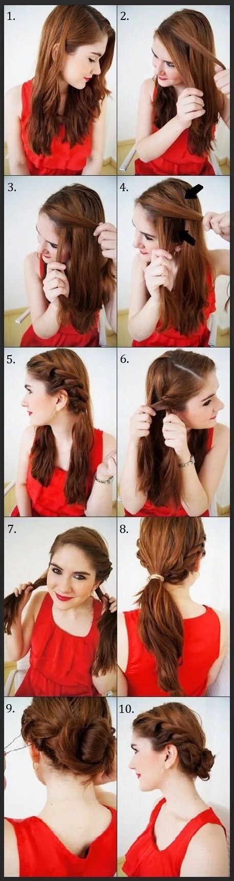 Elegant Prom Half-Updo Hairstyle Curly Hair Tutorial - Bebexo - YouTube