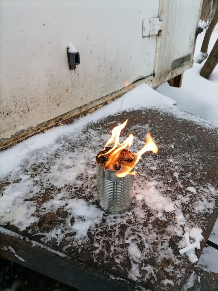 Как сделать окопную свечку