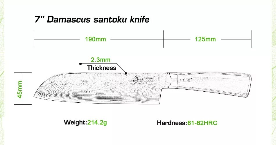Размеры кухонных ножей. Японский нож сантоку чертеж. Нож сантоку чертеж с размерами. Японский кухонный нож чертеж сантоку. Нож кухонный сантоку чертеж.