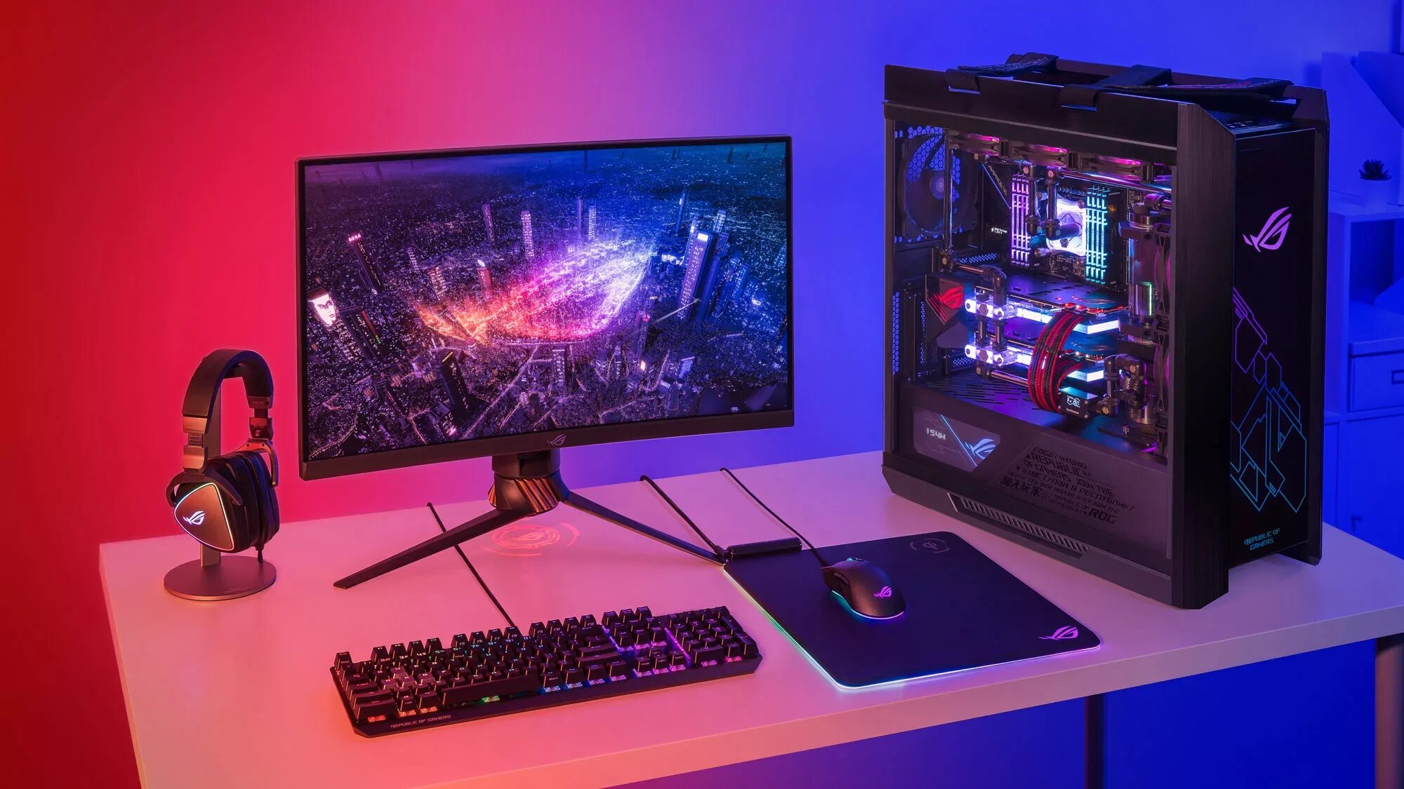 Удаленная игра с пк на пк. ASUS ROG Strix Helios. ASUS gx601 ROG Strix Helios. Корпус ROG Strix Helios. Корпус для ПК ASUS ROG Strix Helios.