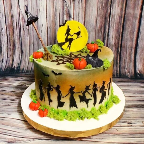 Witches' Cauldron Cake Using Craftsy.com's Fondant Frills Class! - JUNIPER CAKER
