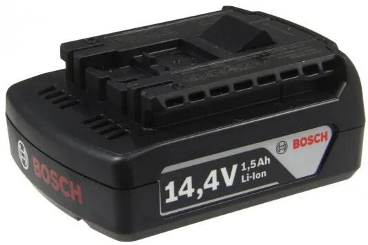 Купить bosch 14. Bosch li ion 14.4 1.5Ah. Аккумулятор Bosch 14.4v 1.5Ah li-ion. Аккумулятор Bosch 14.4 li-ion. Аккумулятор Bosch 14 4 v 1.5 Ah.