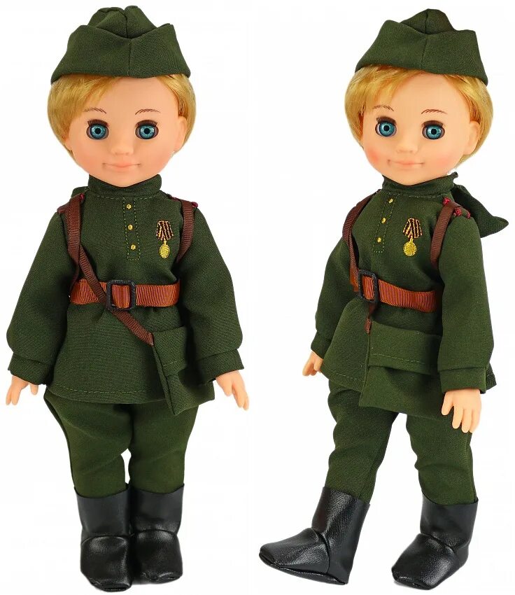 Кукла «пехотинец», 30 см. Кукла военный.