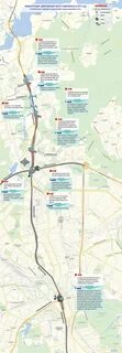 Дмитровское шоссе на карте