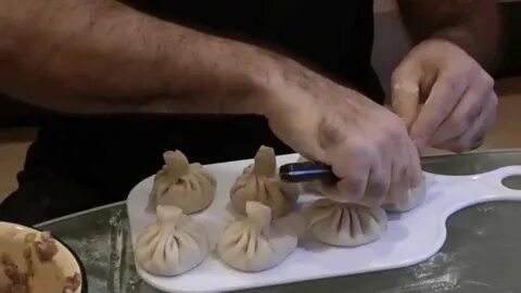 Как закручивать хинкали