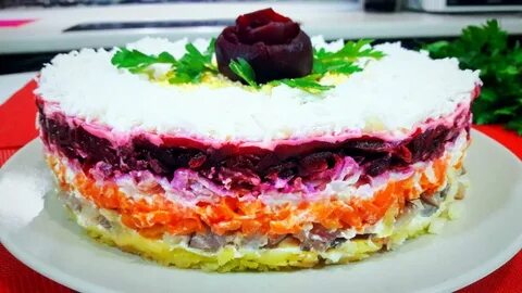 Селедка под шубой на праздничный стол
