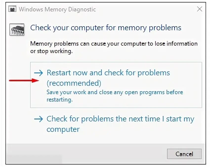 Ошибка no such user. Диагностика памяти windows 10. ошибка problem mem.