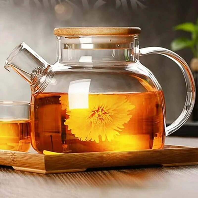 Чай заварной купить. Чайник заварочный стеклянный Glass Teapot. Чайник заварочный Glass Tea Pot 1000ml. Стеклянный чайник с бамбуковой крышкой. Чайник стеклянный заварочный с бамбуковой крышкой.
