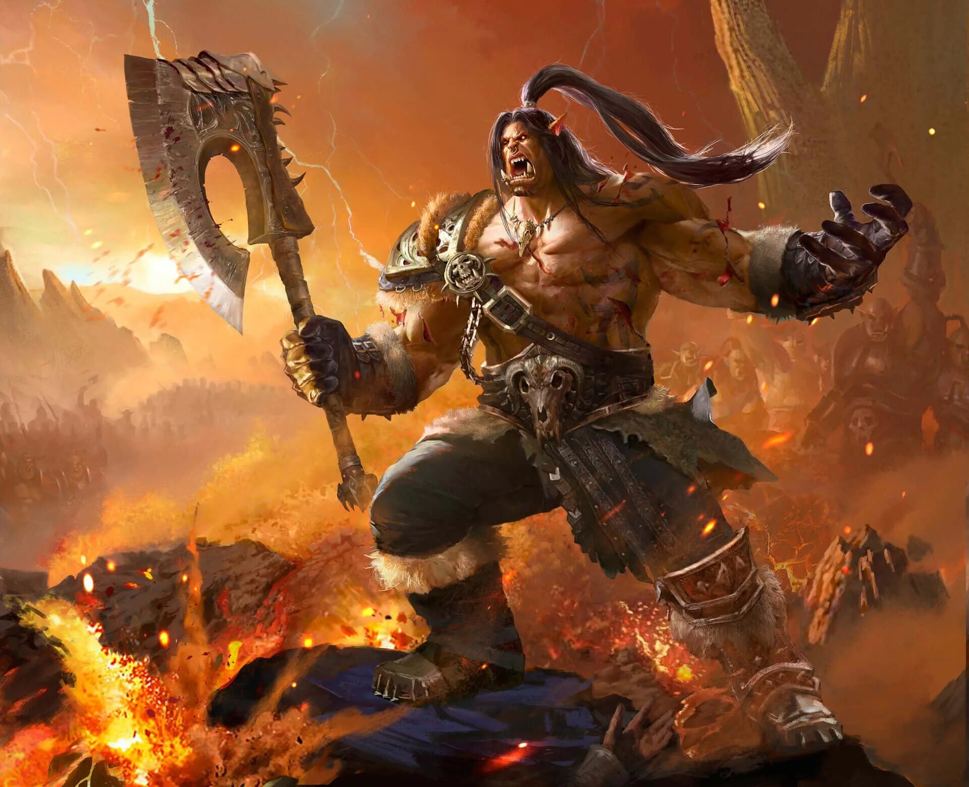 Гром могучего. Громмаш адский крик. гром задира варкрафт. гром адский крик warcraft 3. громмаш адский крик (гром).