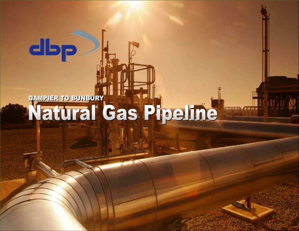 Pipeline steps. Natural gas pipeline.