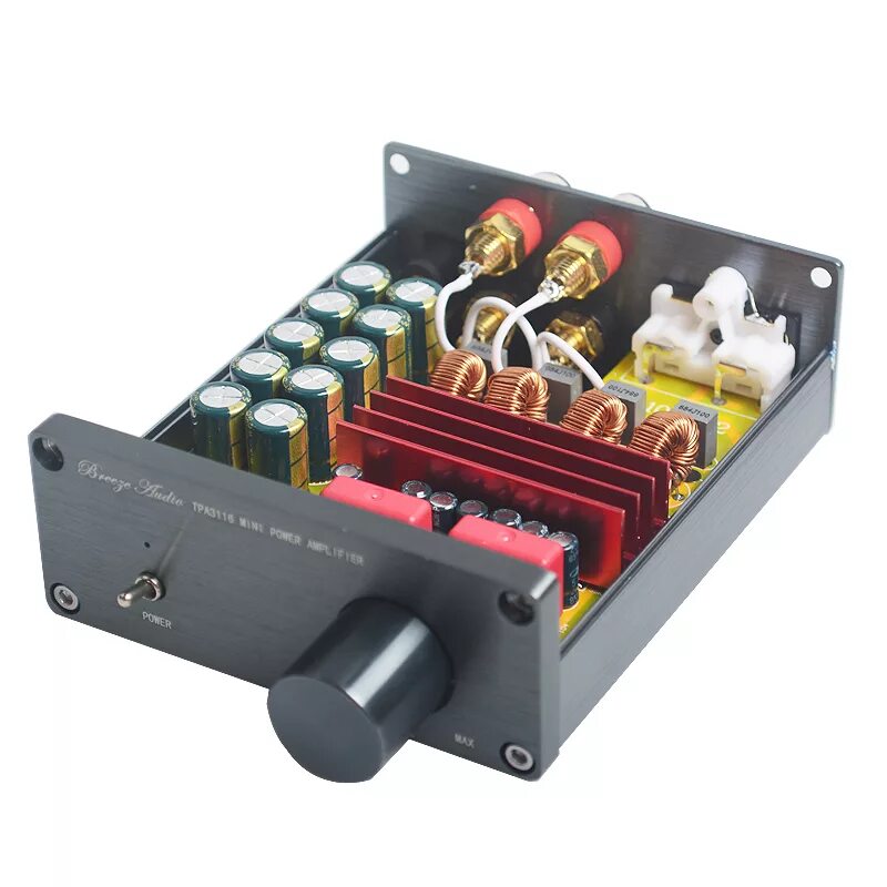 Цифровые усилители d класса. Breeze Audio tpa3116 Mini Power Amplifier. Tpa3116d2 усилитель. Tpa3116d2 мини-усилитель звука 100 Вт. Breeze Audio усилитель.