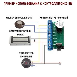 Подключение кнопки выхода