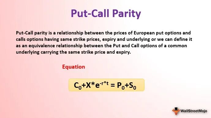 Put on call. Put call parity. put call parity formula. put call parity with dividends. relationship between call and put and forward.