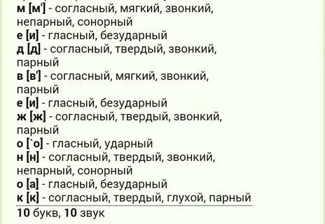 Медведь фонетический разбор 5 класс