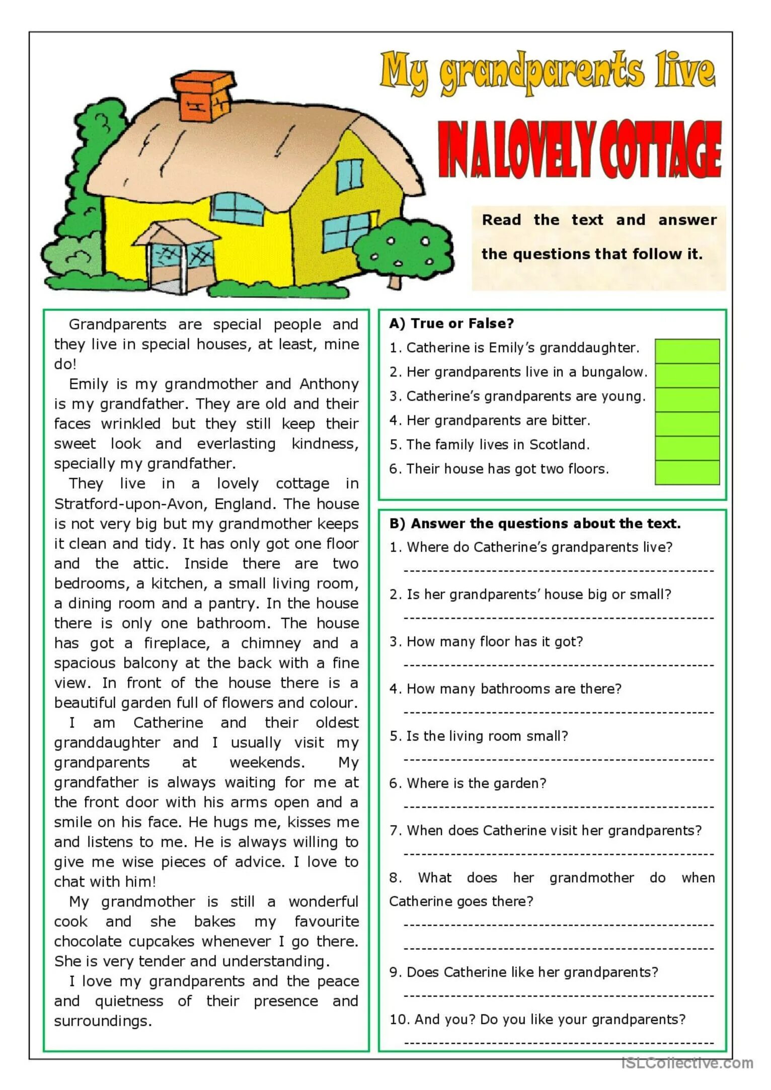 Дом Worksheets. Тексты Worksheets. Reading Comprehension английский. My House топик.