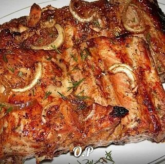 Ребра с овощами в духовке рецепт