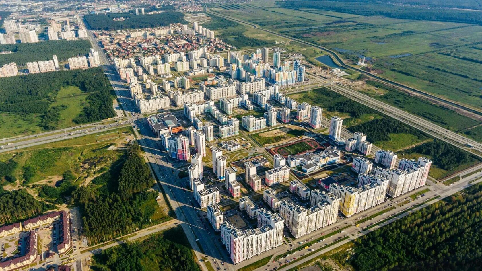 Застройка районов екатеринбурга