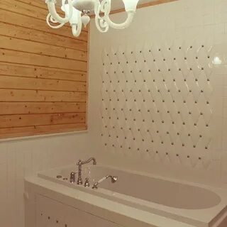 Теплая стена в ванне