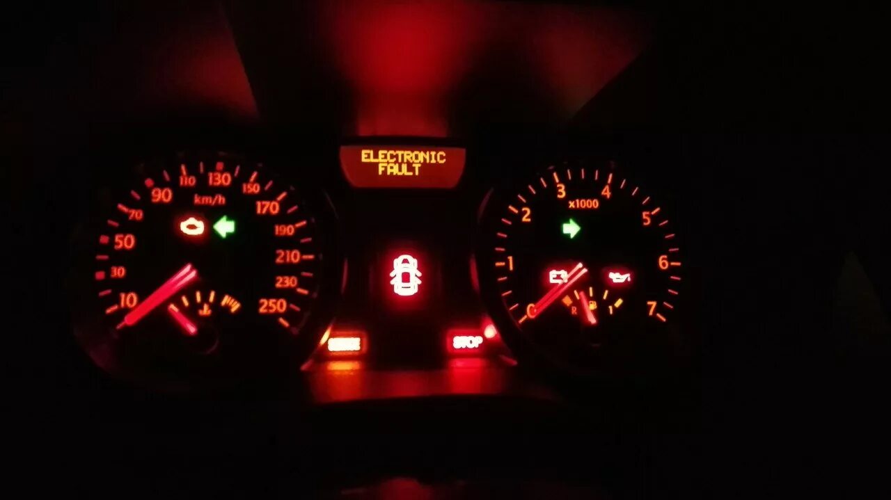 Electronic fault. Electronic fault
