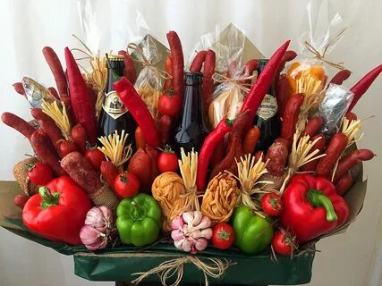 Букет из продуктов для женщин своими