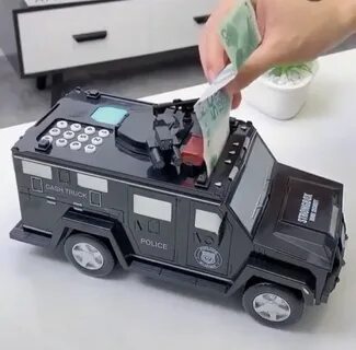 Копилка сейф машина