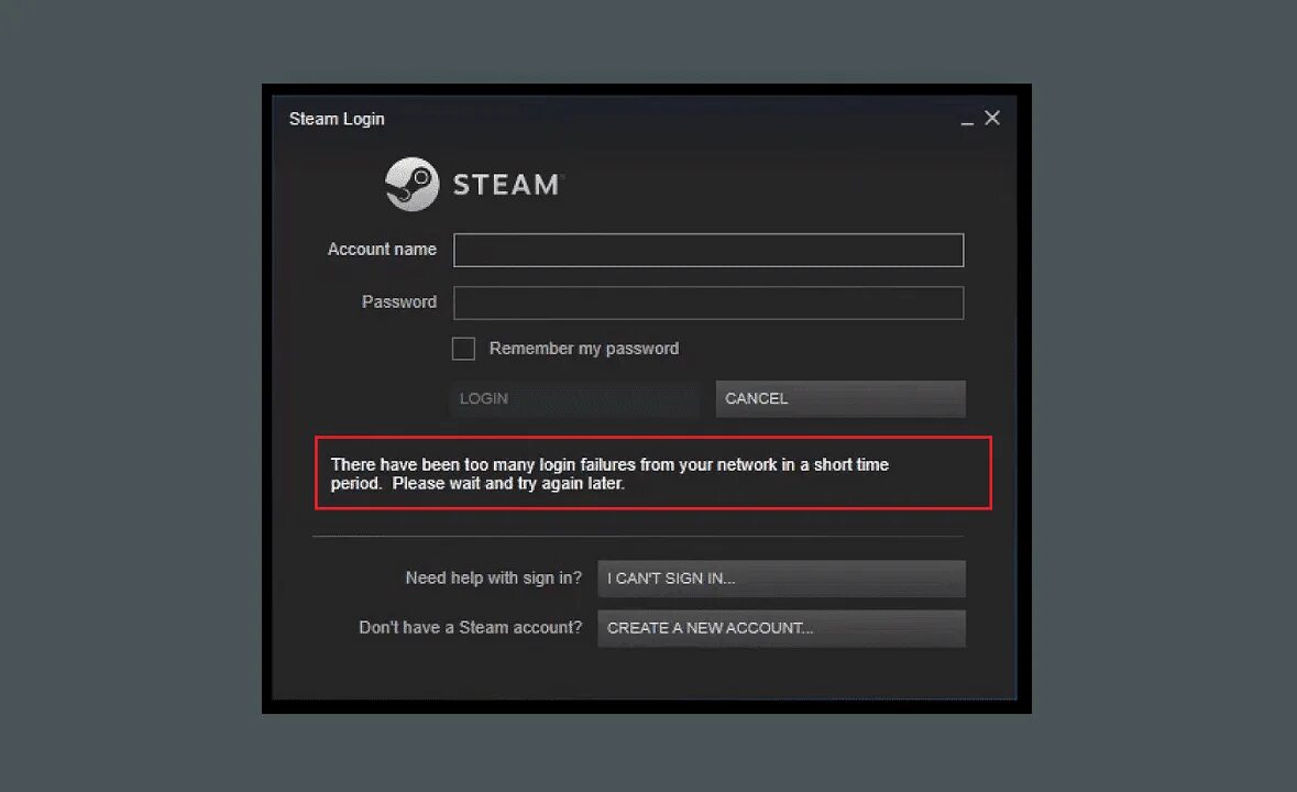 Steam ошибка входа. Ошибка входа в стим.