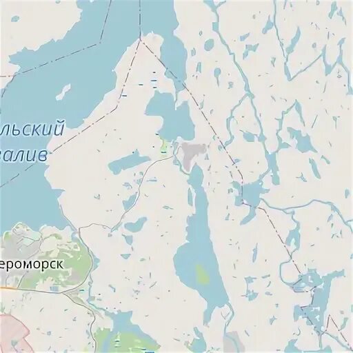 Карта североморска