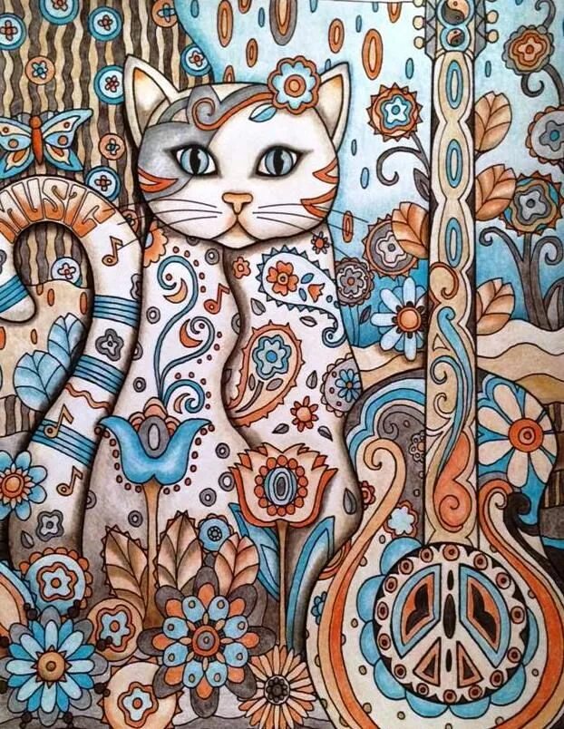 Декоративный кот рисунки. Декоративный кот рисунки. Батик кошки. Лорел берч художница. Марджори сарнат котики.
