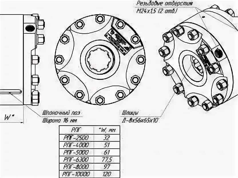 Гидродвигатель (гидровращатель) РПГ-2500 чертеж. Гидровращатель РПГ-6300 характеристики. Гидровращатель РПГ-2500. Гидровращатель РПГ-6300 чертеж. Гидровращатель рпг