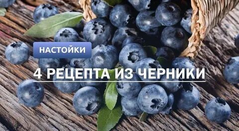Черника настой