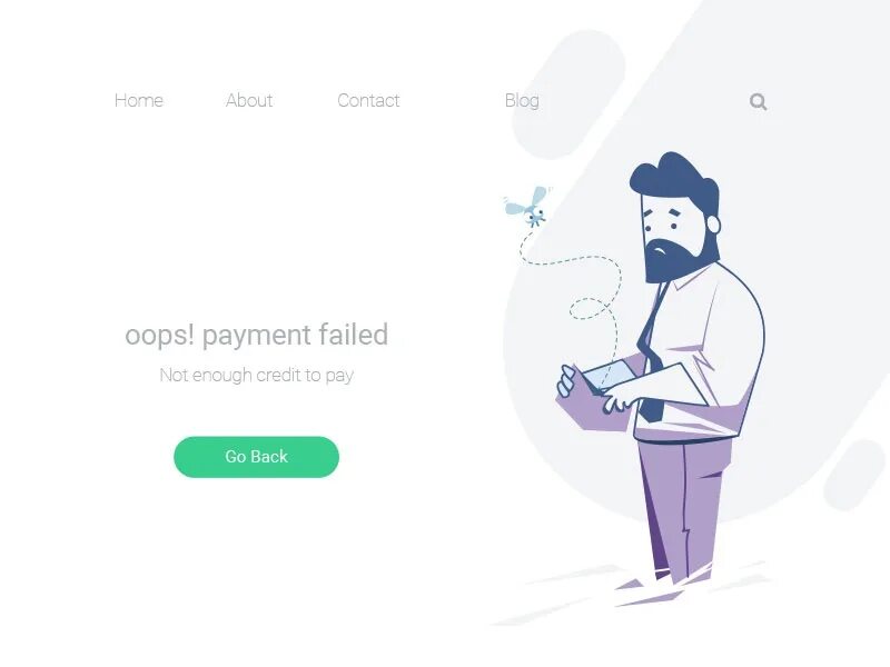 Payment failed. Payment failed illustration. Рисунок UI failed. No payment.