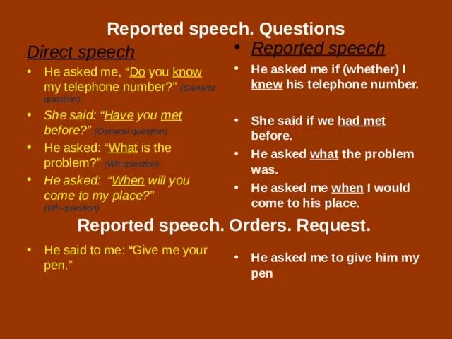 Direct Speech reported Speech вопросы. Reported Speech reported questions. Reported Speech questions правила. Reported Speech правила вопросы. Reported speech 7