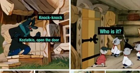 Knock knock having doors