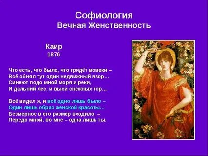 Тема женственности в философском