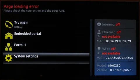 Page load error
