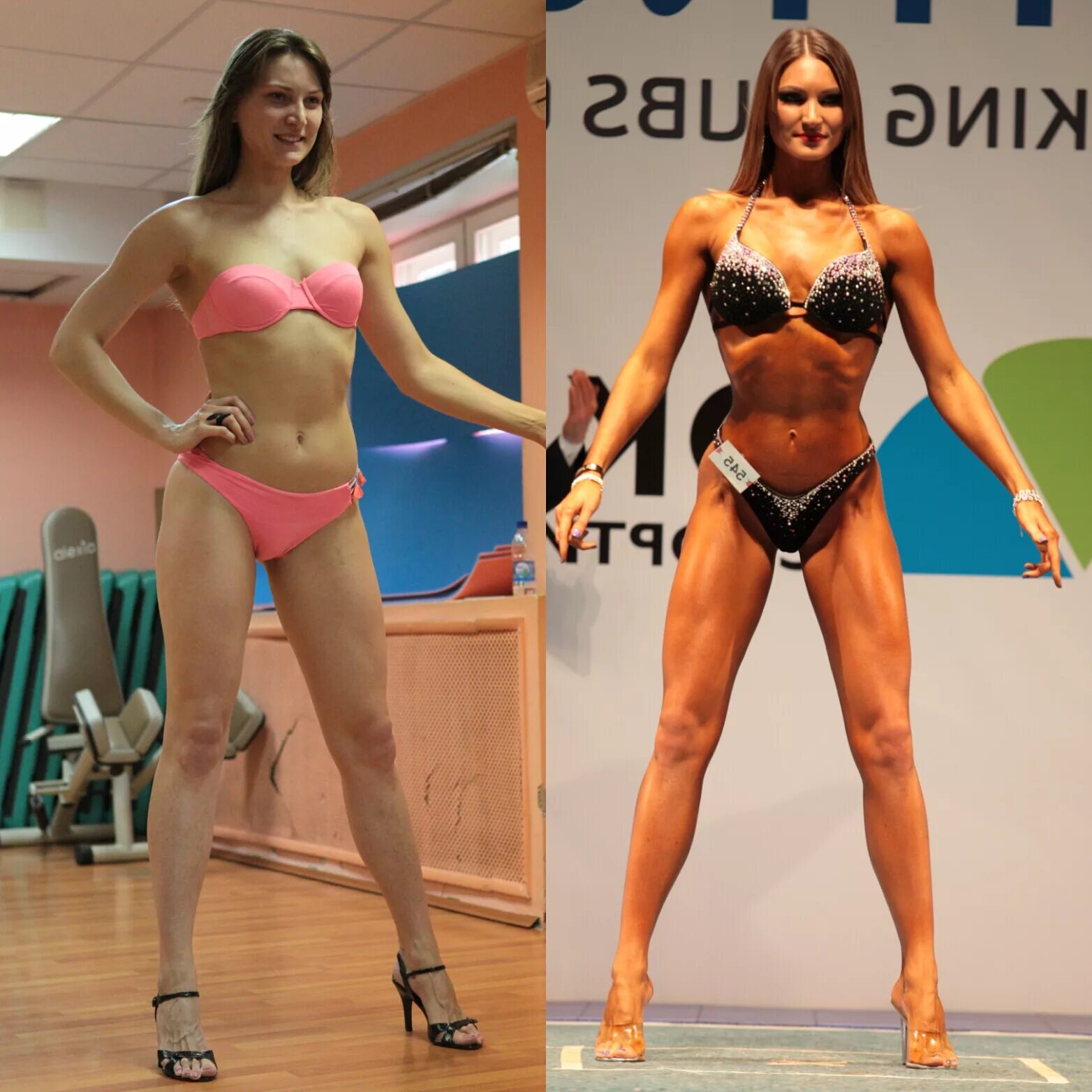 Фитнес девушки фото бикини