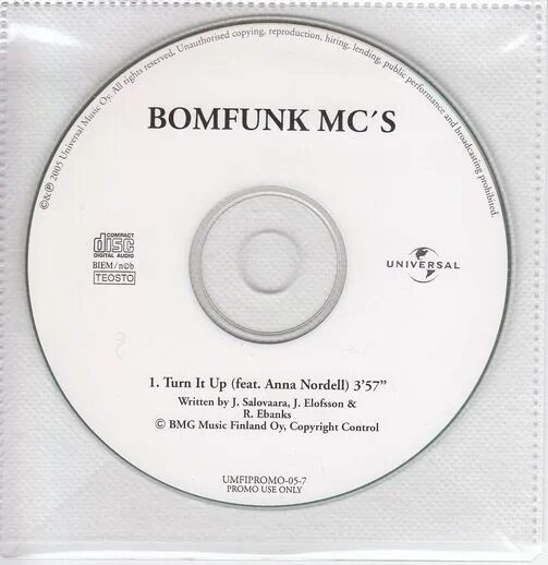 Бомфанк мс слушать. Bomfunk MC'S Reverse Psychology. Turn it up — Bomfunk MC'S, Anna Nordell. Бомфанк МС альбомы. Bomfunk MC'S обложки альбомов.