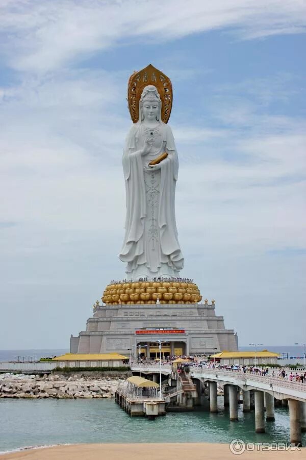 Китай центр буддизма Наньшань. Хайнань храм Наньшань. Статуя Будды на Хайнане. Храм Богини Гуаньинь.