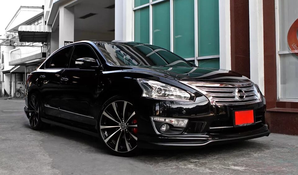 Nissan Teana j32 черная. Nissan Teana j32 Tuning Black. Nissan Teana j33 обвес. Обвес Теана j32. J tuning