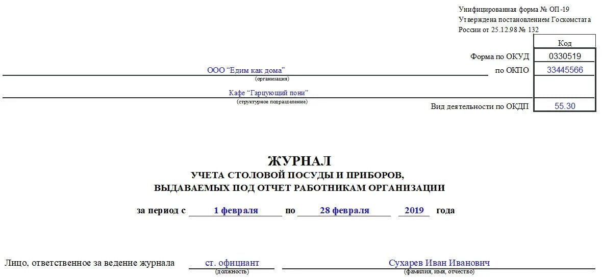 Списание боя. Журнал учета посуды в столовой. Журнал учета столовой посуды и приборов выдаваемых под отчет. Журнал учета списания посуды. Образец журнала учета посуды в ДОУ.