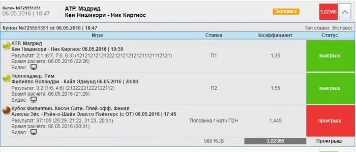 Купоны проигрыша на ставках. Ставки в БК скрин проигрыш.