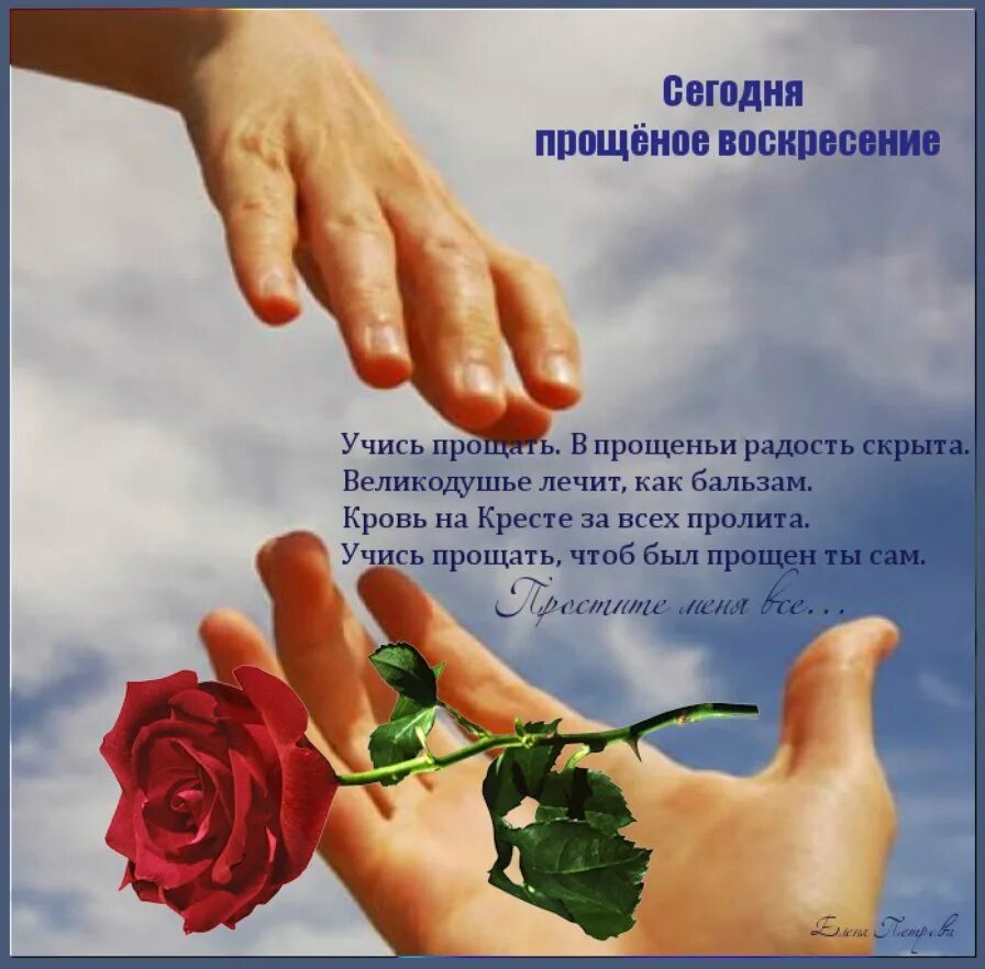Просить прощения своими словами коротко