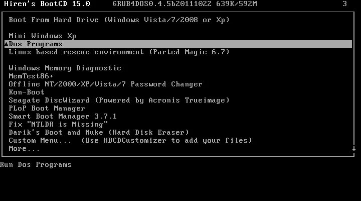 Program cannot be run in dos mode