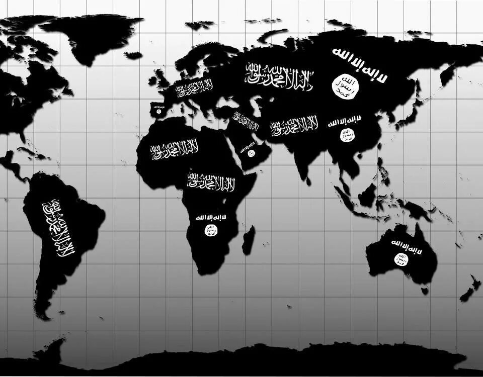 Мир черным стал. Карта халифата Исламского государства. ИГИЛ карта халифата. Великий халифат ИГИЛ. Европейский исламский халифат.