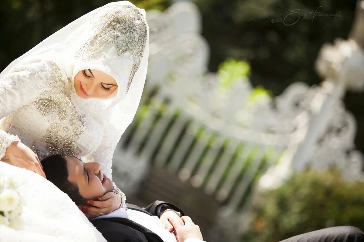 Свадьба в Исламе. Мусульманская пара. Самые красивые мусульманские невесты.