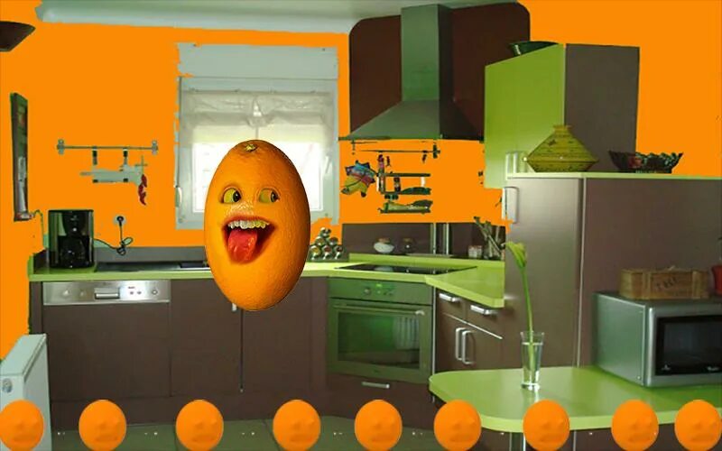 Включи оранжевая игра. Annoying Orange игра. Annoying Orange апельсин. Оранжевая стена в играх. Игра в оранжевом стиле.