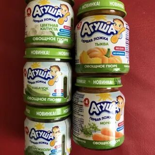 Пюре агуша овощи