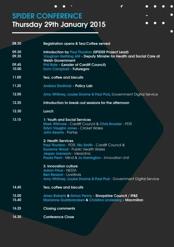 Conference programme. Conference programme examples. Event program Design. Schedule Design.