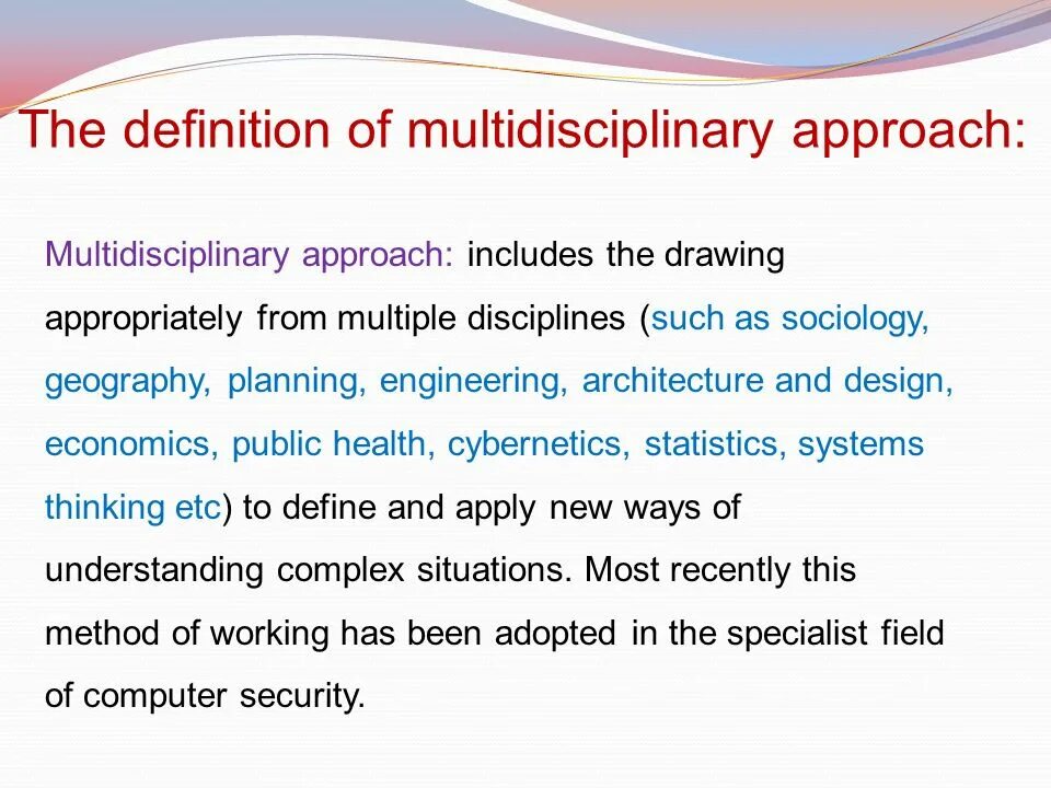 Refferals to multidisciplinary Unit pattern.