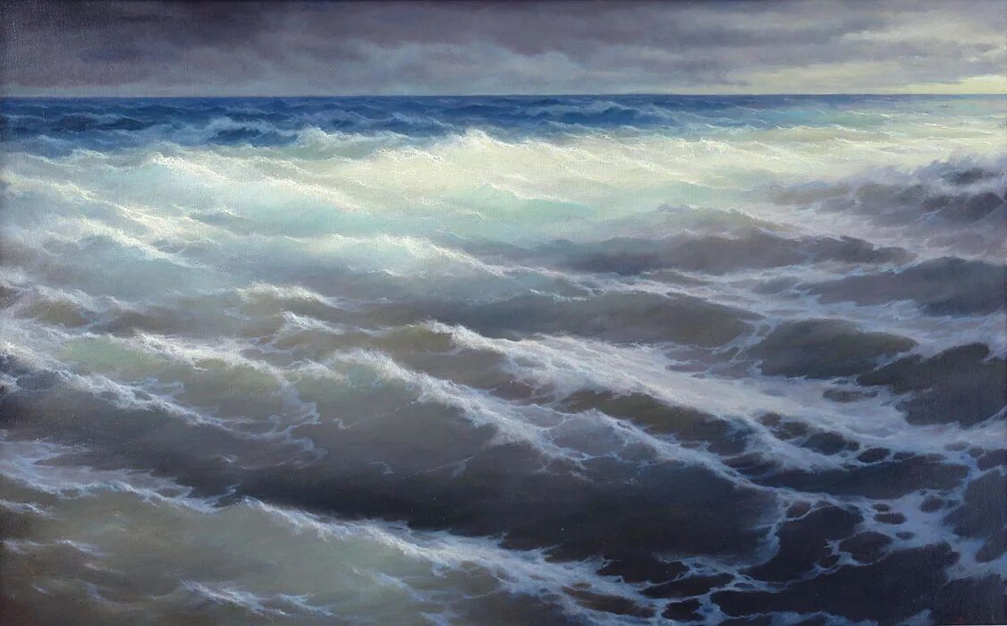 Море вы вероятно. Картины Георгия Гурьянова.